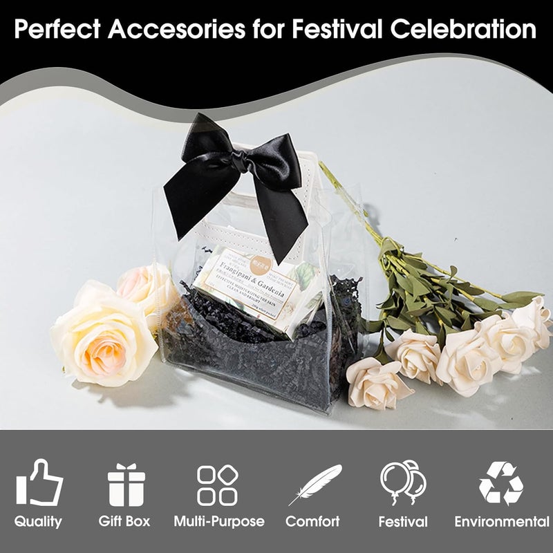 AODESTINY 2.2LBS Crinkle Cut Paper Shred Filler, Black Shredded Paper for Gift Bag Box Basket, Packing Grass Cushion Crinkle Shred Filler for Christmas Wedding Birthday Bridesmaid Engagement - Image 3